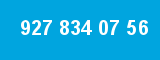 927 834 07 56 927 834 07 56